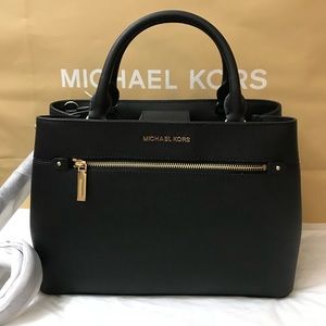 NWT Authentic Michael Kors Satchel with long strap